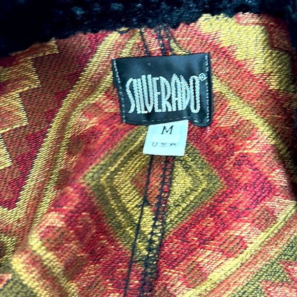 Vintage Silverado Tapestry Jacket Native American Print Made in USA - Picture 8 of 11